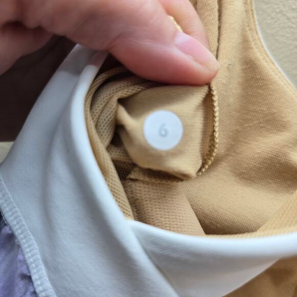 Lululemon Women's Tie Dye Racerback Babydoll Tank Top Activewear Multicolor SZ 6 - Picture 4 of 4